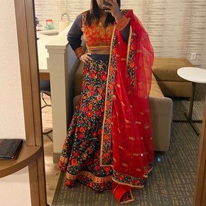 Stunning bridal lengha for plus size girls ❤️